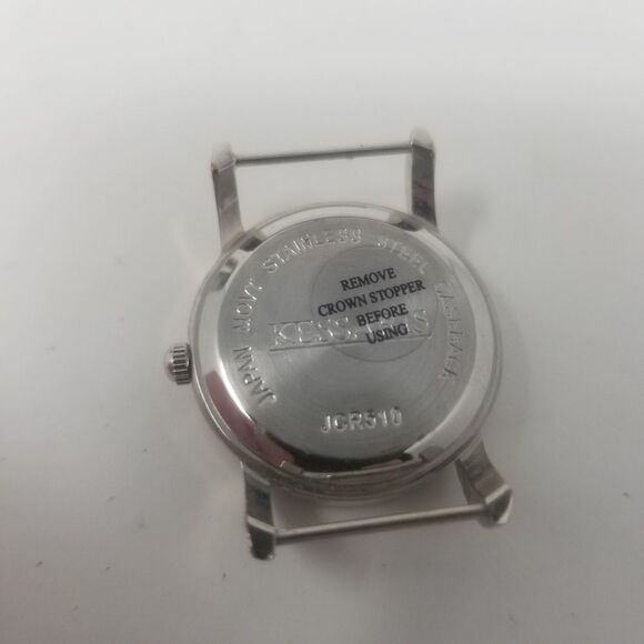 Kessaris Black Band Silver Rope Bezel Interchangable Bands JCR510 Women's Watch - Picture 5 of 9